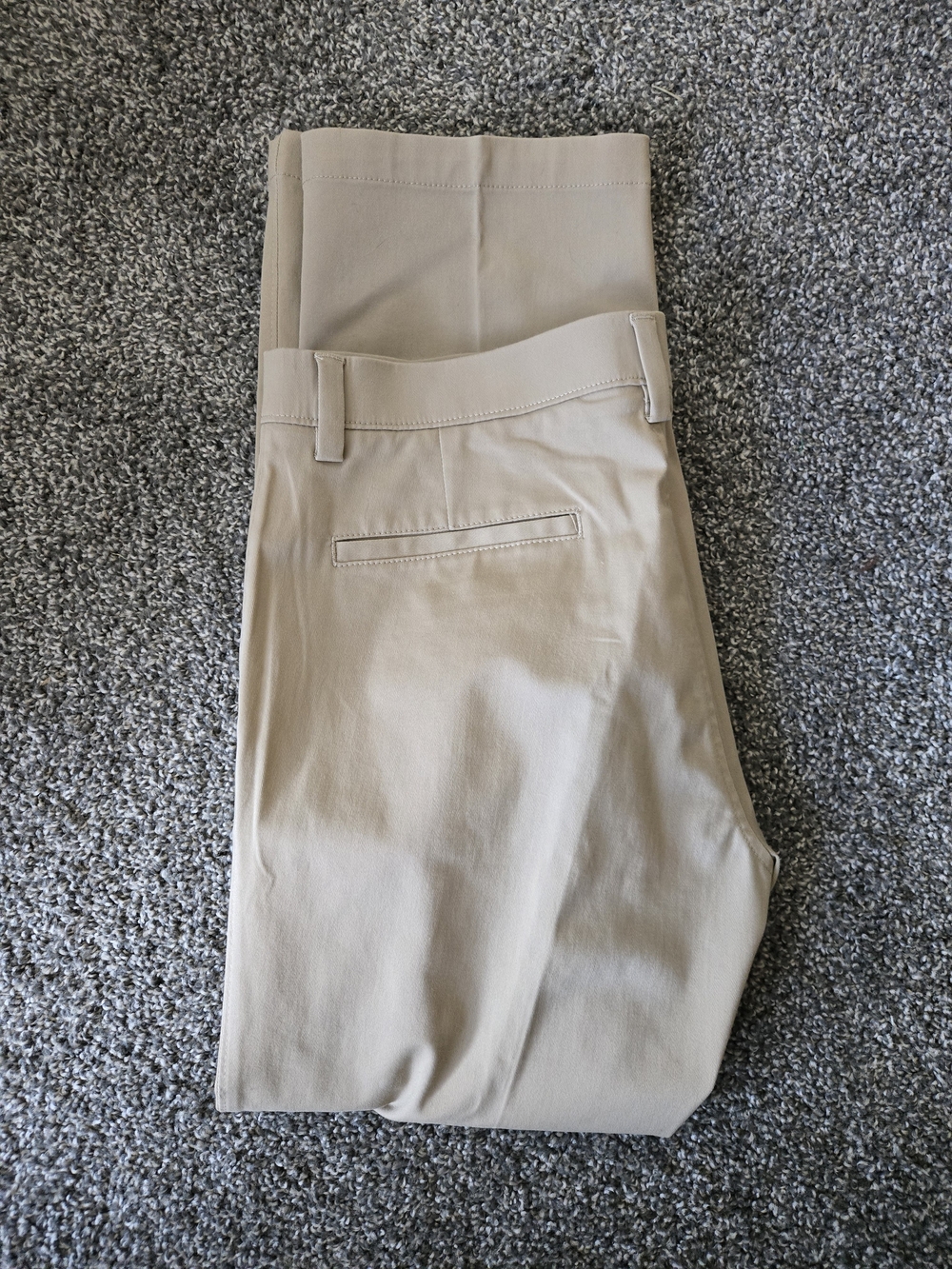 Haggar Beige/Tan Stretch Cotton Blend Chinos - 34x30